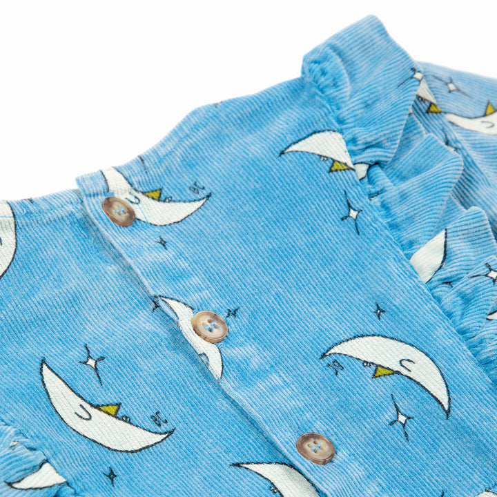 BOBO CHOSES Beneath The Moon Micro Corduroy Baby Dress