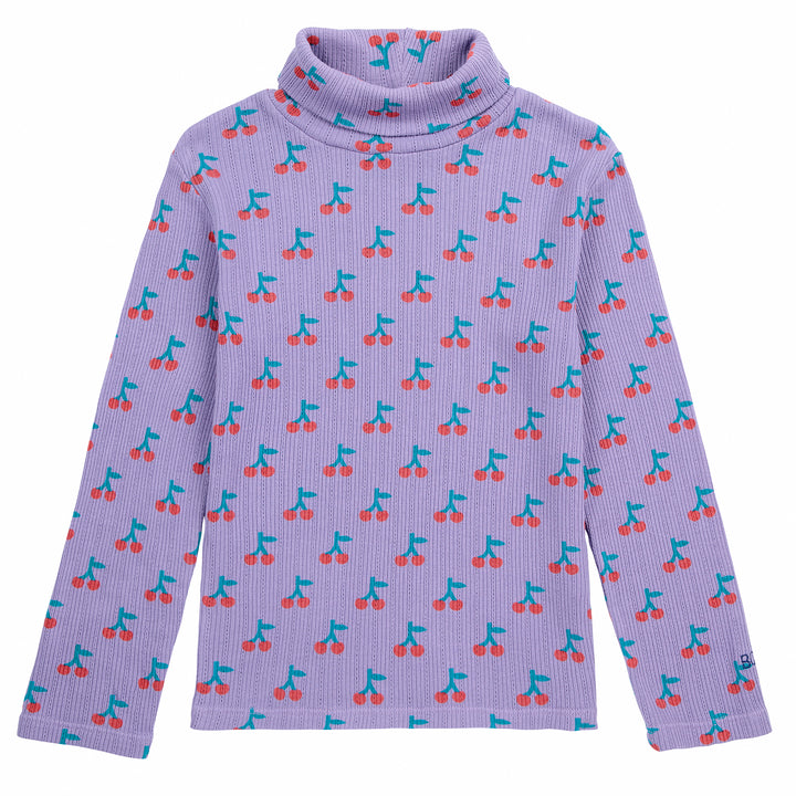 BOBO CHOSES Cherry Turtle Neck T-Shirt