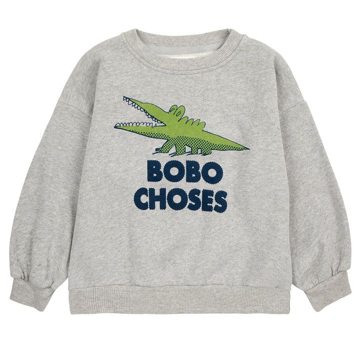BOBO CHOSES Talking Crocodile Sweatshirt