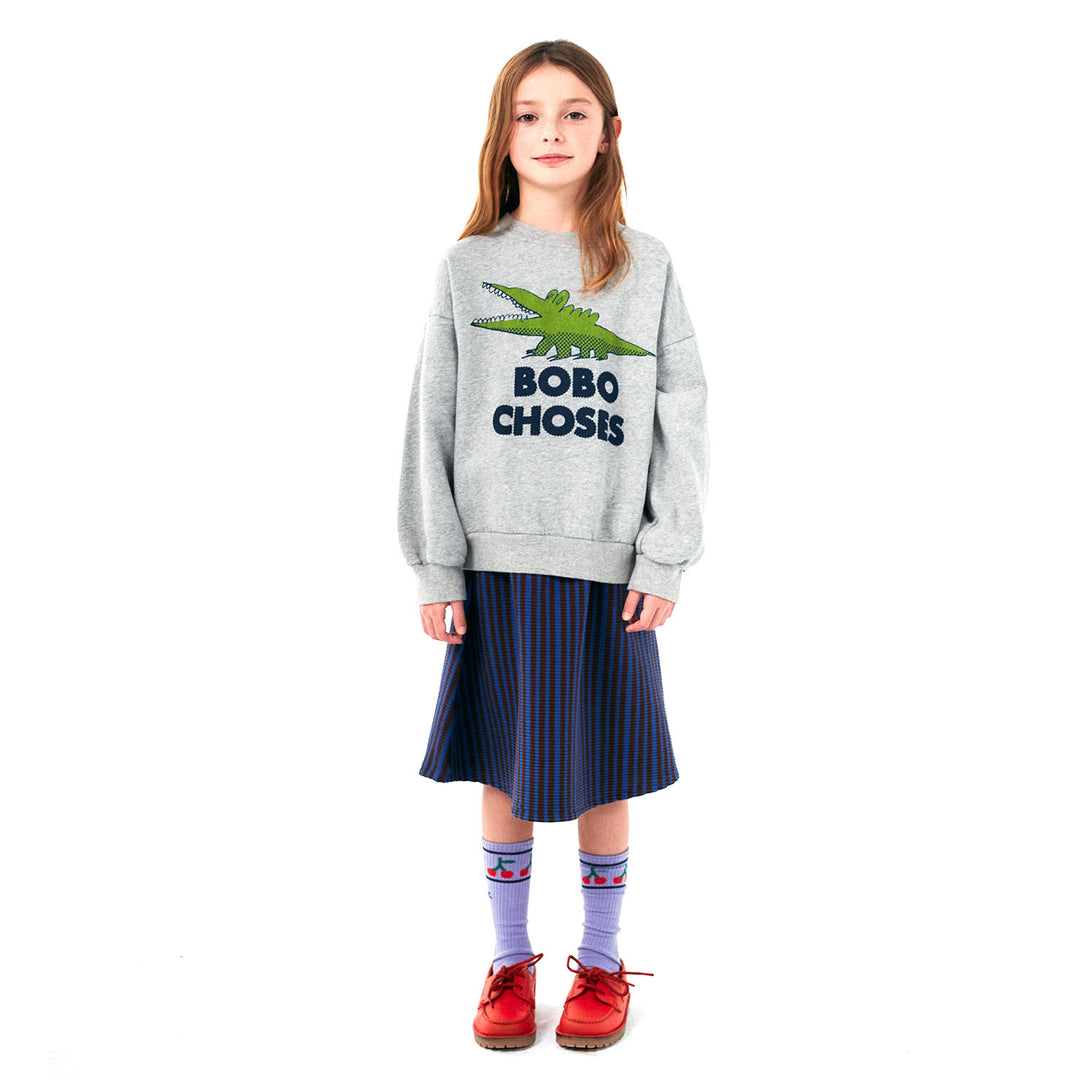BOBO CHOSES Talking Crocodile Sweatshirt