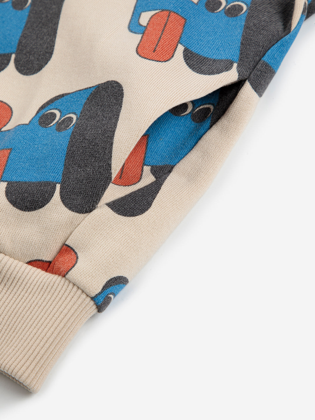 BOBO CHOSES Doggy Mate All Over Zipped Hoodie - Offwhite