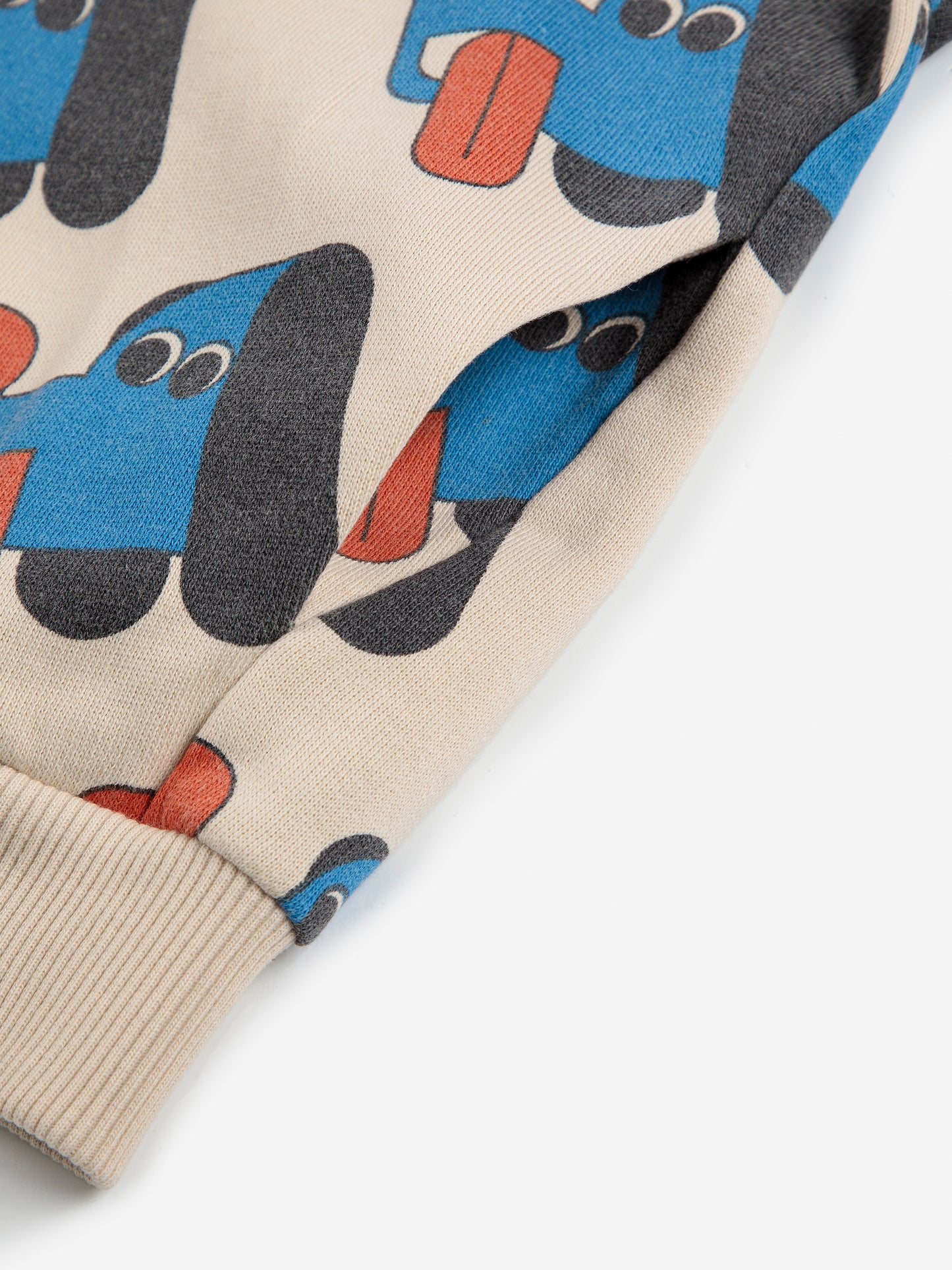 BOBO CHOSES Doggy Mate All Over Zipped Hoodie - Offwhite