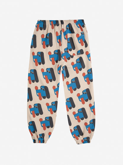BOBO CHOSES Doggy Mate All Over Joggings - Offwhite