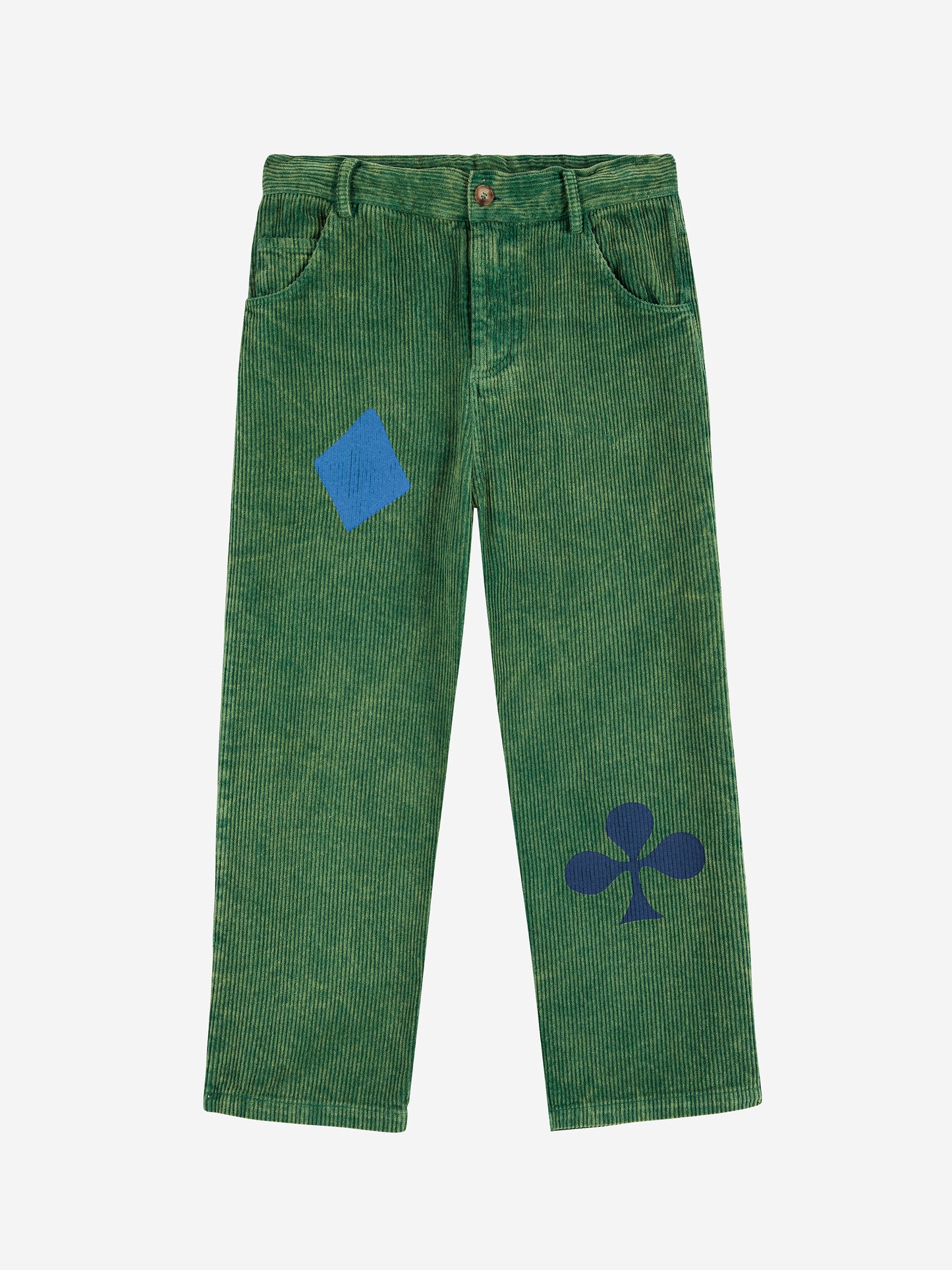 BOBO CHOSES Bobo Joker Corduroy Straight Pants - Green