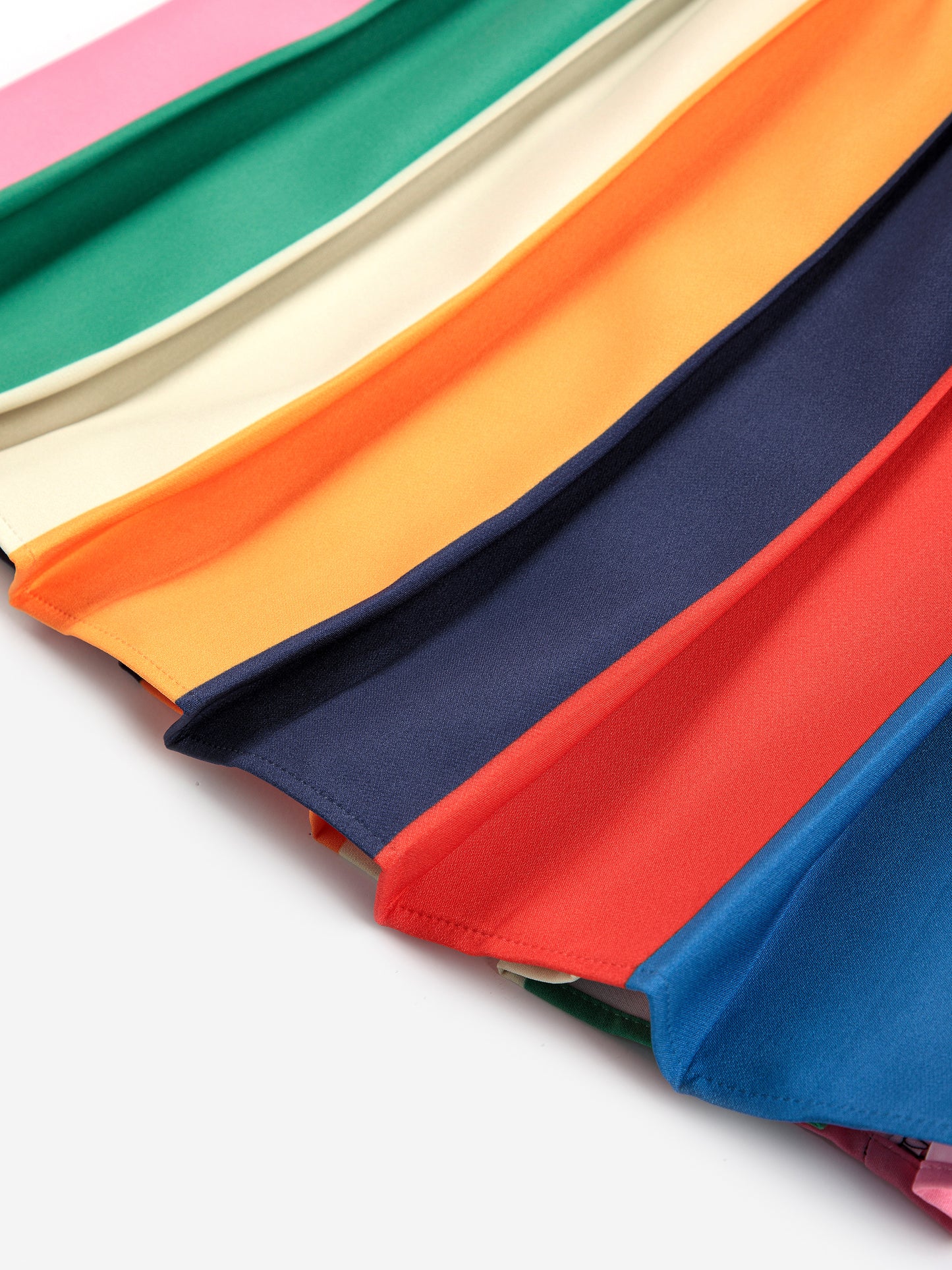 BOBO CHOSES Bobo Color Block Pleated Skirt - Multicolor
