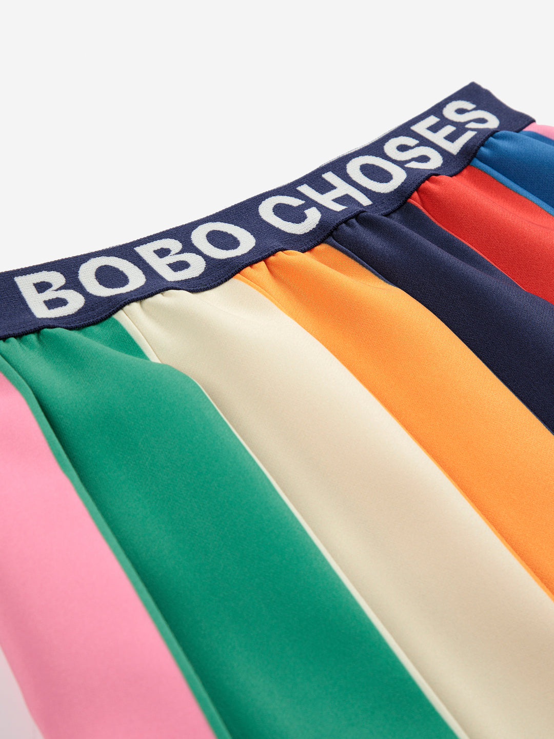 BOBO CHOSES Bobo Color Block Pleated Skirt - Multicolor