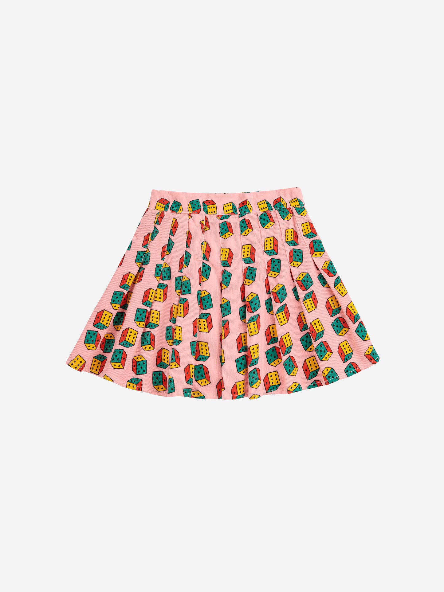 BOBO CHOSES Dices All Over Mini Corduroy Skirt - Pink