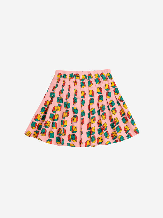 BOBO CHOSES Dices All Over Mini Corduroy Skirt - Pink