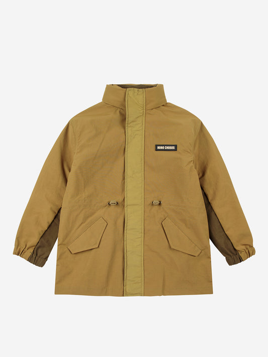 BOBO CHOSES Tic Tac Toe Raincoat - Khaki