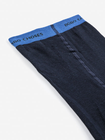 BOBO CHOSES Bobo Jocker Tights - Midnight Blue