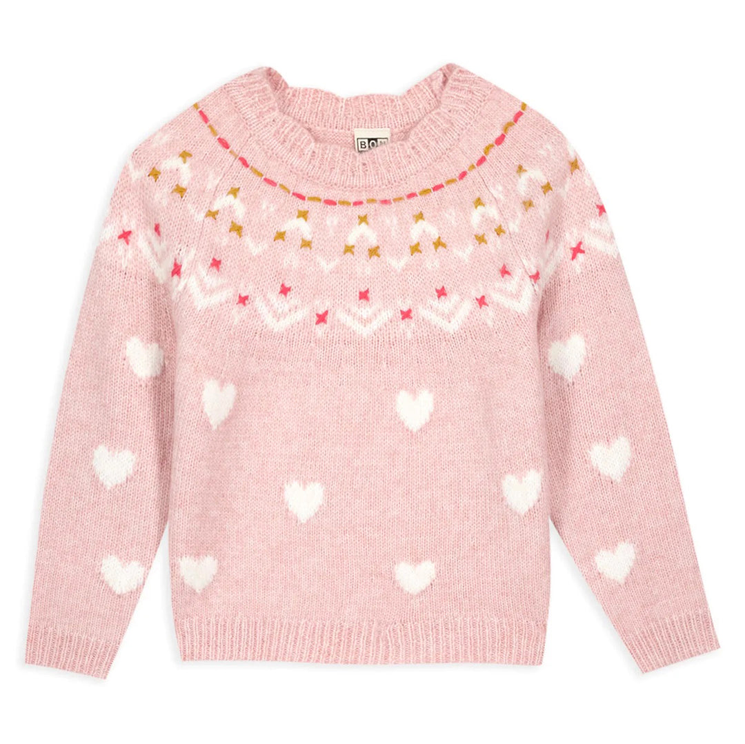 Pastel Sweater In Rose Elizabeth