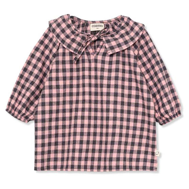 MY LITTLE COZMO Berta Gingham Baby Dress