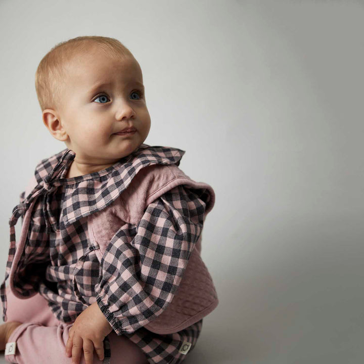 MY LITTLE COZMO Berta Gingham Baby Dress