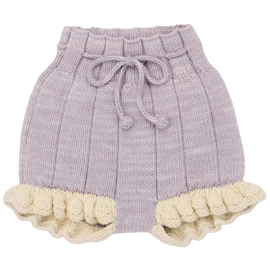 Scallop Hem Short in Mist