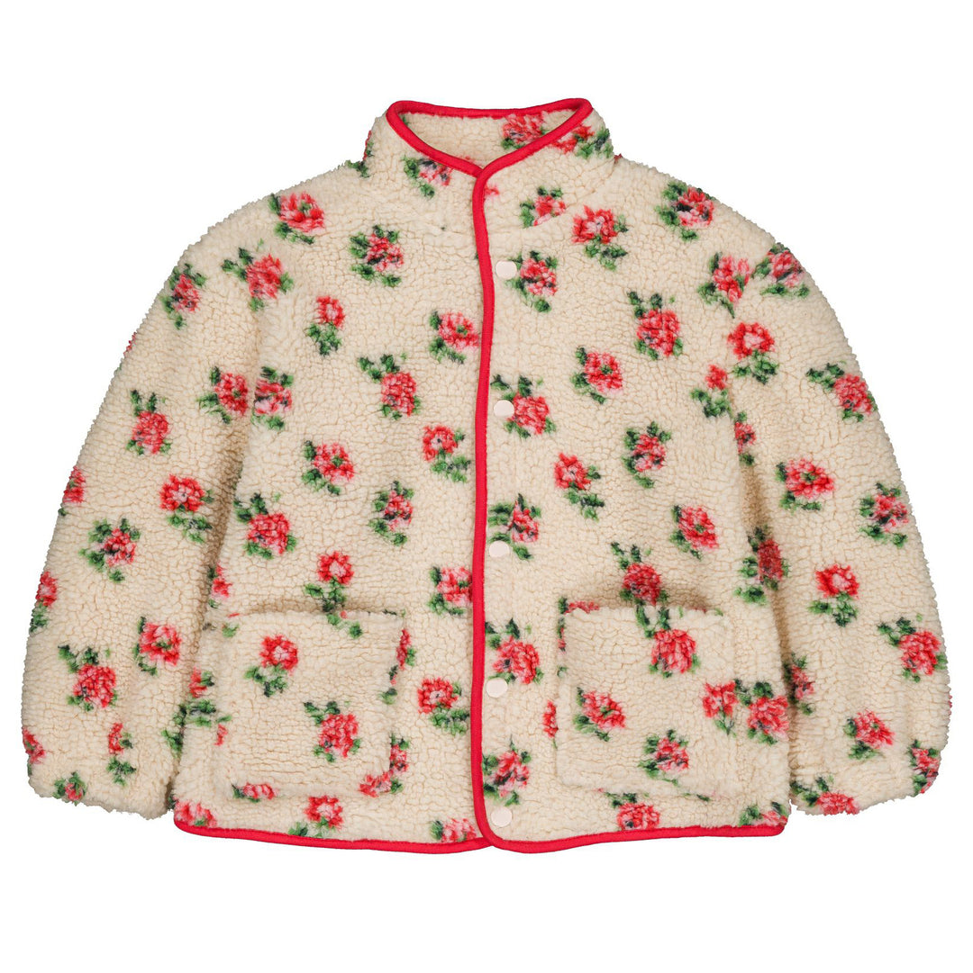 Bear Fleece Jacket in Romance