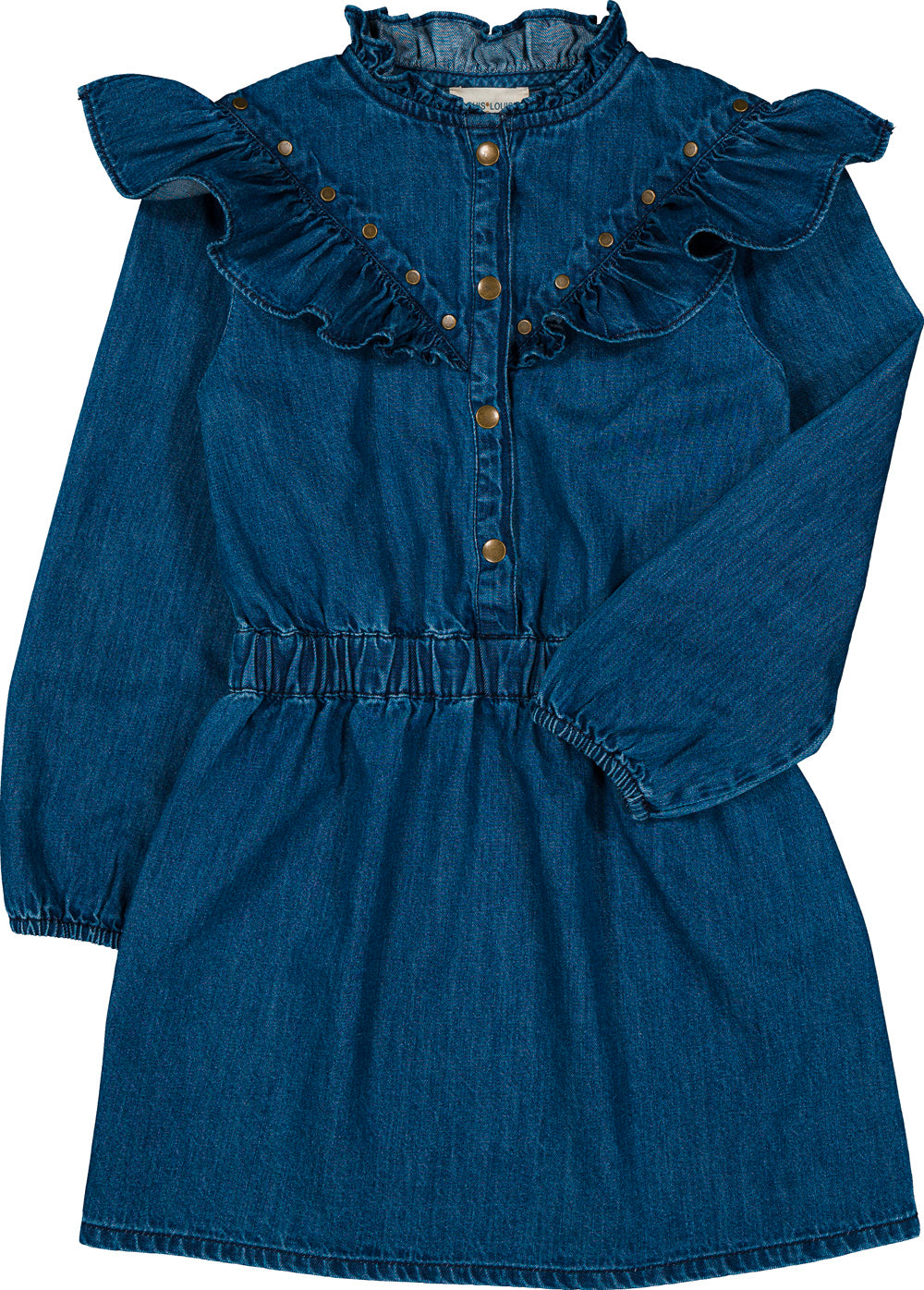 LOUIS LOUISE Pop Denim Dress - Dark Blue