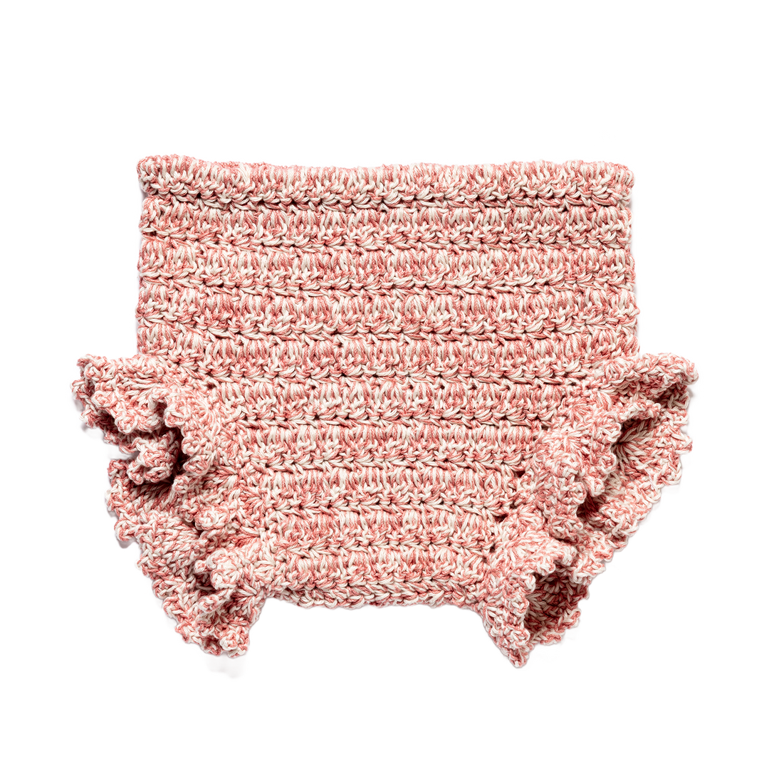 Emmy Bloomer Shorts in Double Cotton Blush