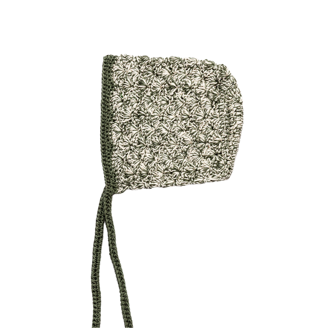 Eva Cotton Bonnet in Sage