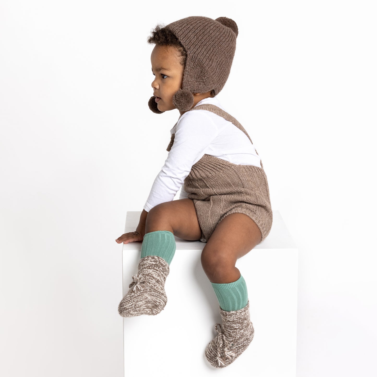 MILLÉSIME Elliot Pom Hat - Latte