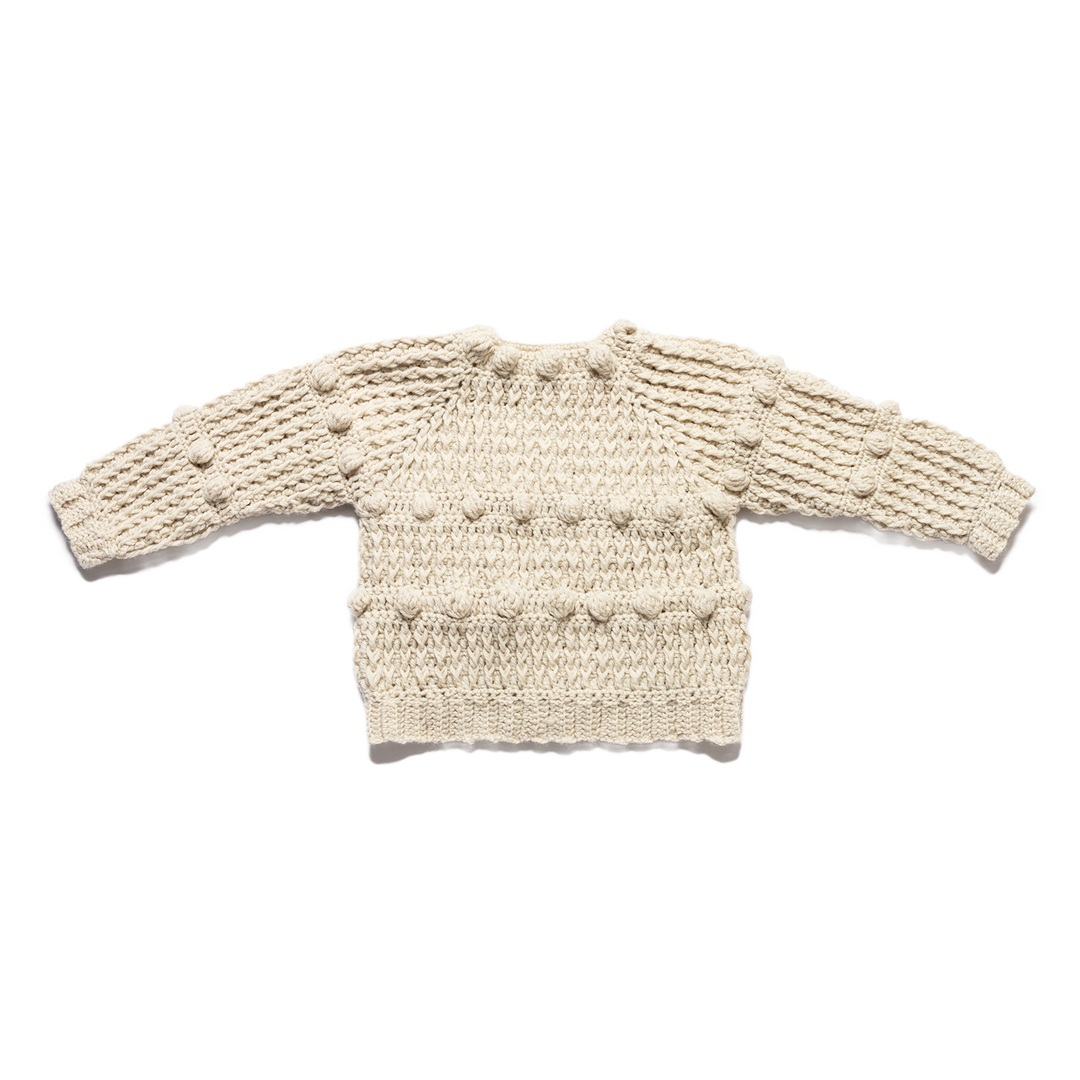 Finch Woolen Cardigan in Vanilla