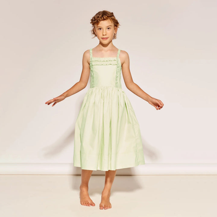 From a Long Line Dress in Pistachio