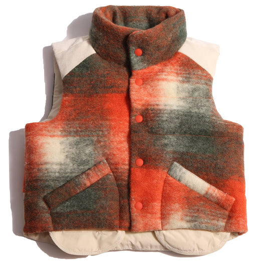 Patchwork Down Filled Vest