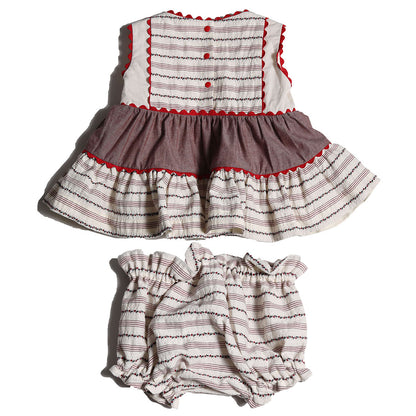 Babydoll Sherwani Baby Set - Opal Mix