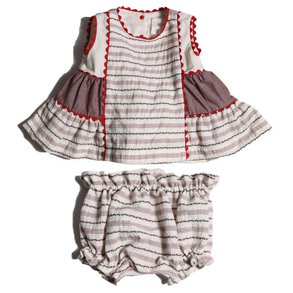 Babydoll Sherwani Baby Set - Opal Mix