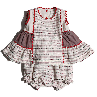 Babydoll Sherwani Baby Set - Opal Mix