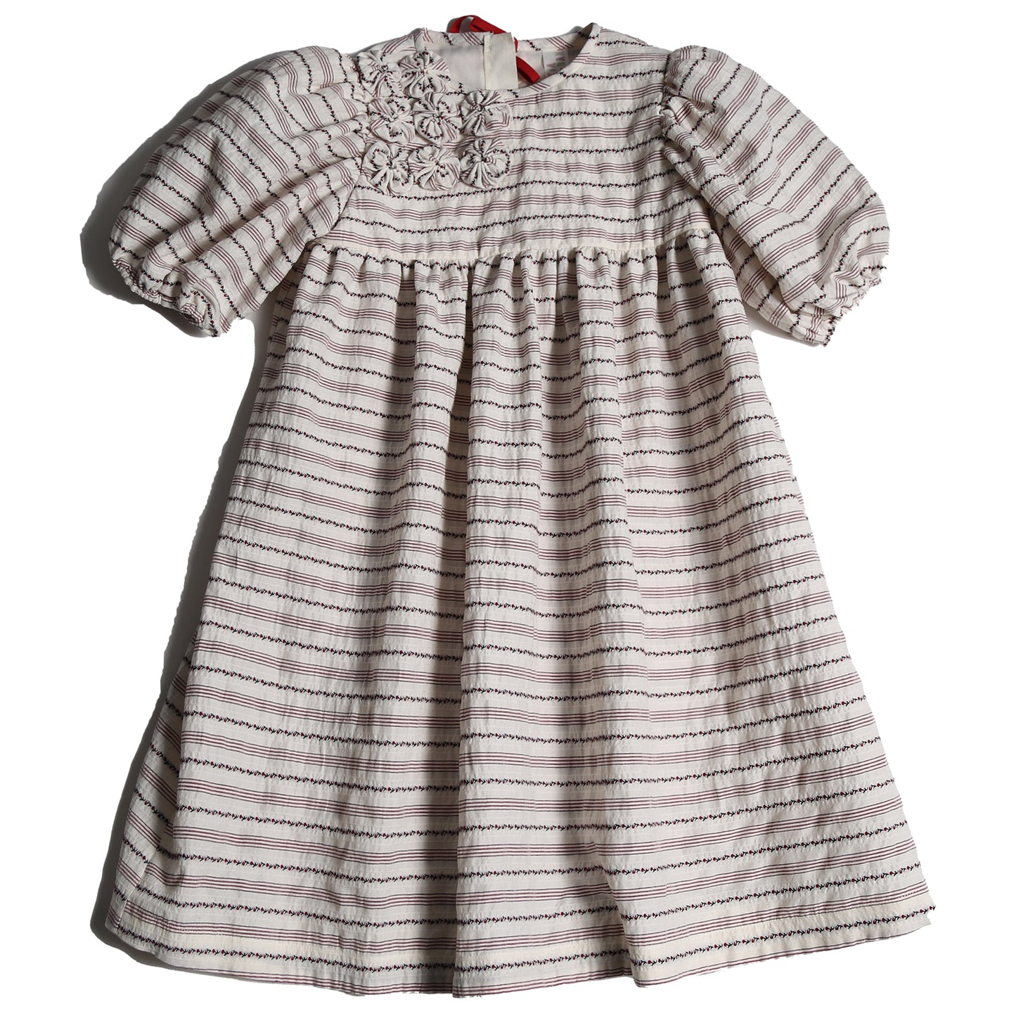TIA CIBANI Rosetta Embellished Bib Frock - Opal Mix