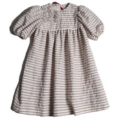 TIA CIBANI Rosetta Embellished Bib Frock - Opal Mix