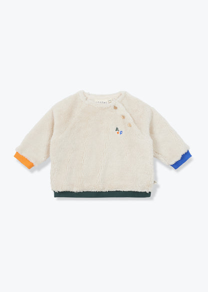 ARSENE ET LES PIPELETTES Sweat Sherpa Tricolore