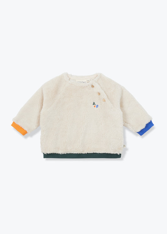 ARSENE ET LES PIPELETTES Sweat Sherpa Tricolore