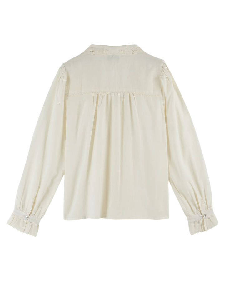 EMILE ET IDA Vintage Blouse - Creme