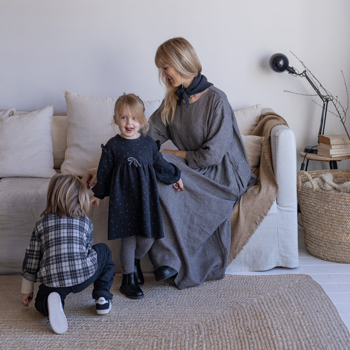 1 + IN THE FAMILY Inda Baby Dress - Anthracite