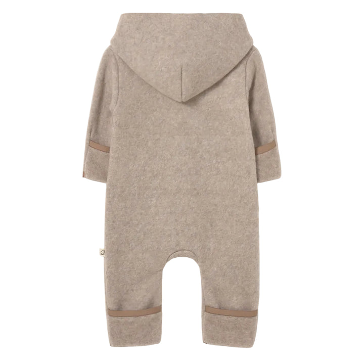 Soft Bamboo Baby Bearsuit in Stone