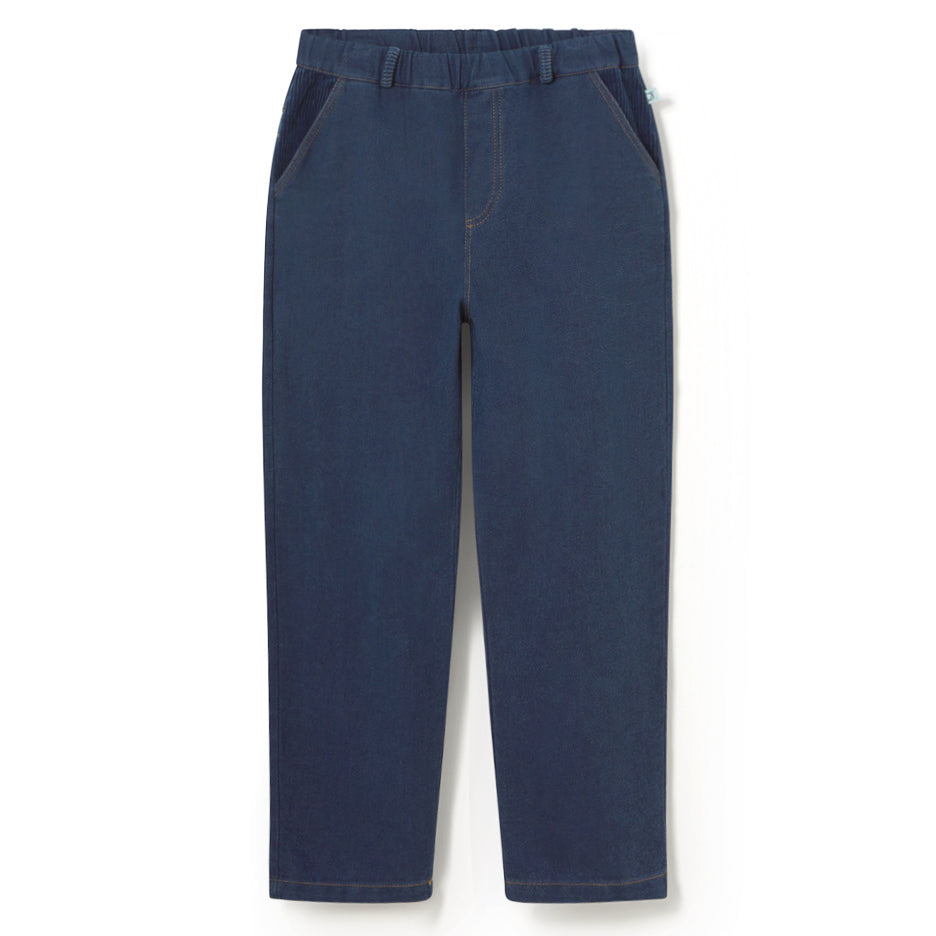 MY LITTLE COZMO James Dobby Pants - Denim