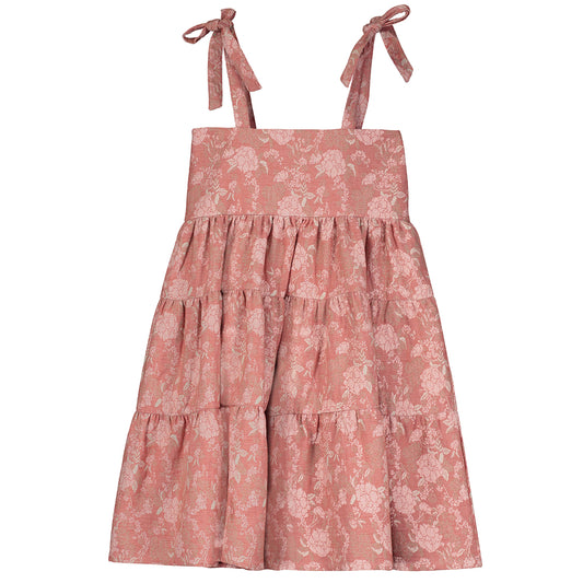 LITTLE CREATIVE FACTORY Wildflower Straps Dress - Pink Flowers