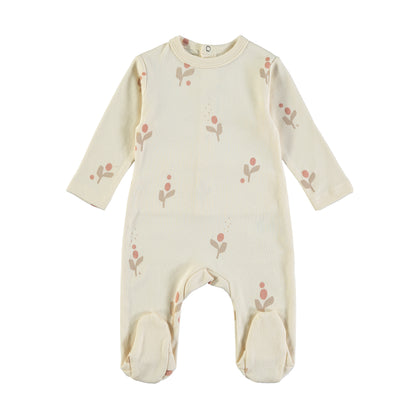 BABYCLIC Footsie - Flor Cream