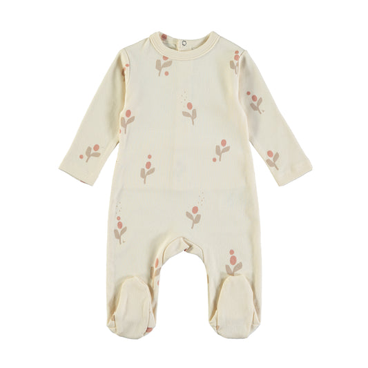 BABYCLIC Footsie - Flor Cream
