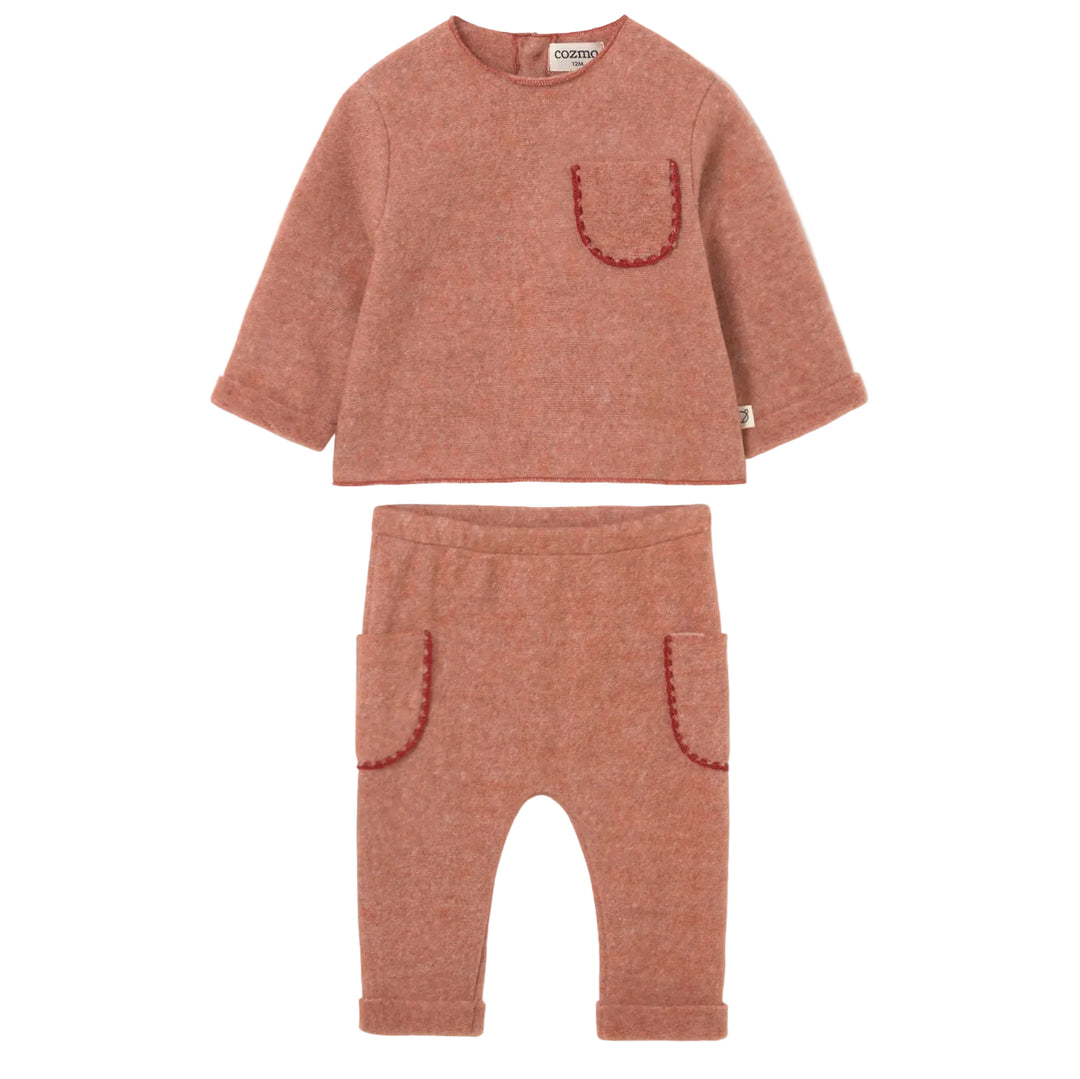 Soft Bamboo Baby Set in Ginger