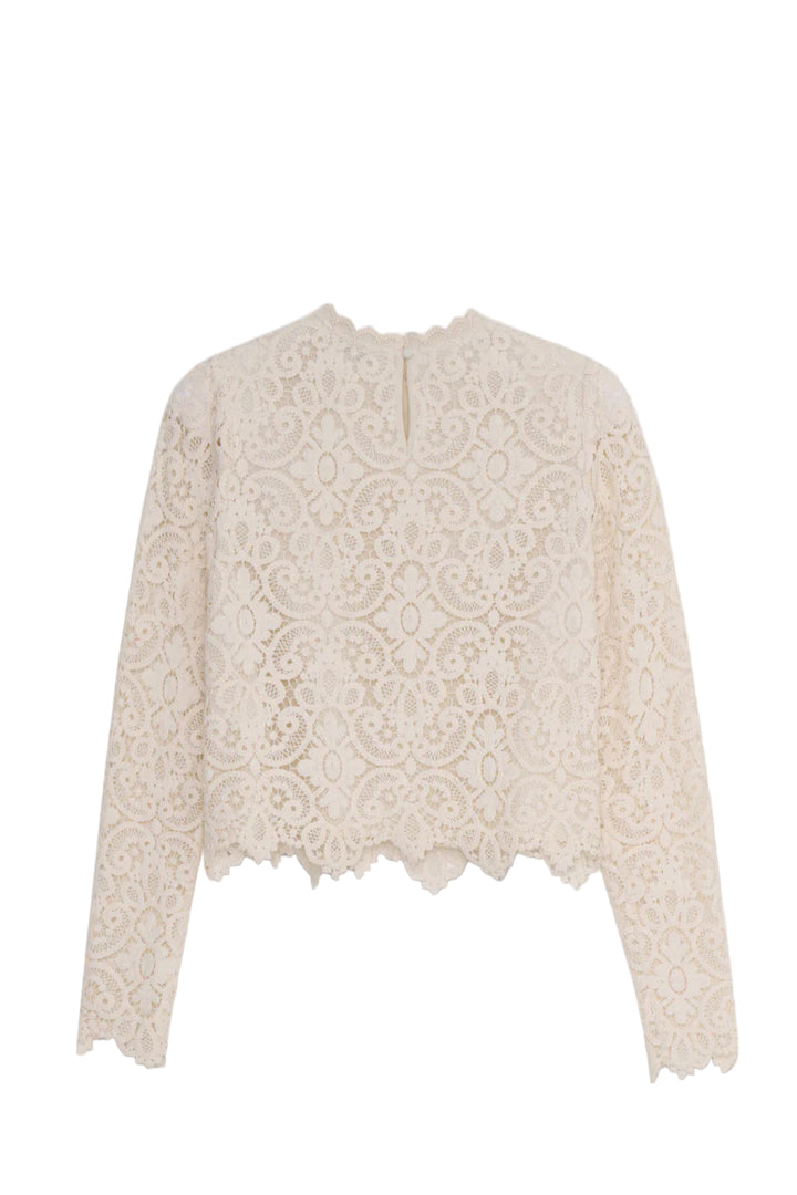 Lara Woman Blouse in Moonlight White