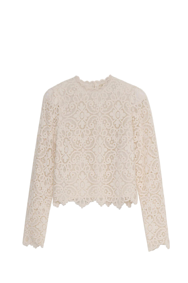 Lara Woman Blouse in Moonlight White