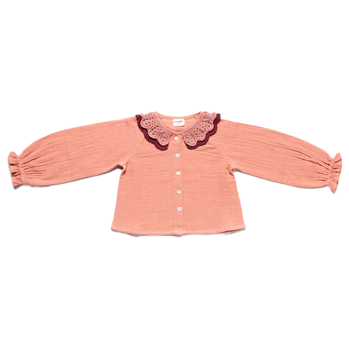Leila Blouse in Antique Rose