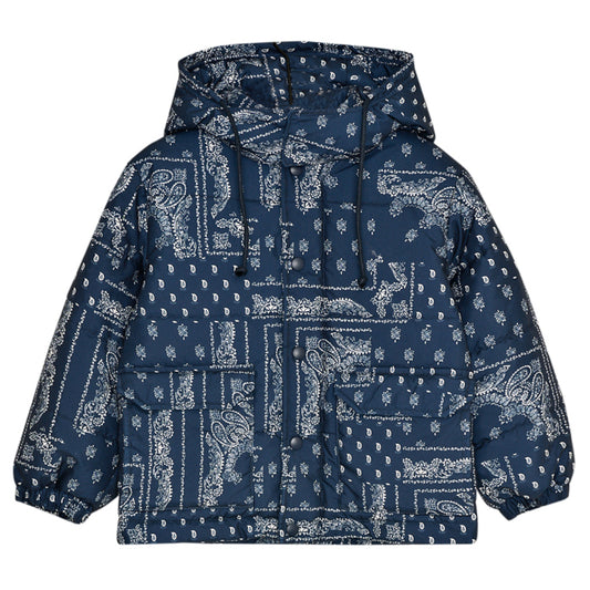 Luis Winter Baby Coat - Bandana Navy