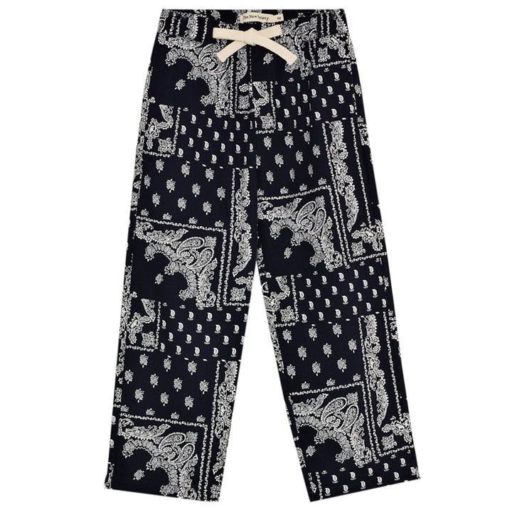 THE NEW SOCIETY Luis Pants - Bandana Black