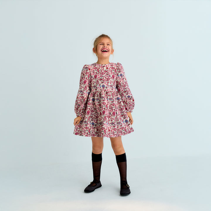 THE NEW SOCIETY Clarissa Dress - Jacquard Rose