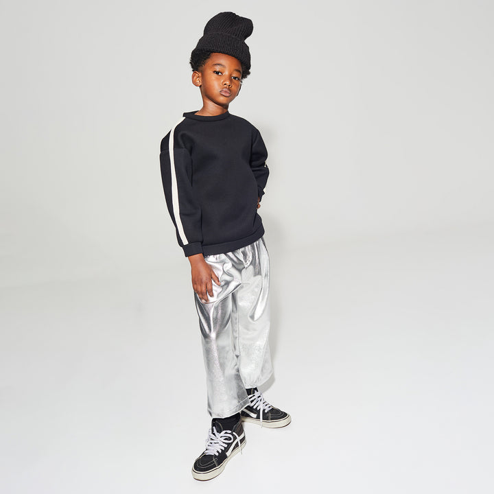 LITTLE CREATIVE FACTORY Neoprene Striped Balloon Sweatshirt