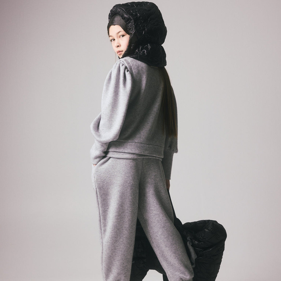 Nikki Turtleneck Top in Grey