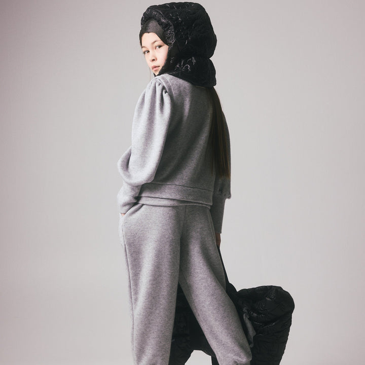 Nikki Turtleneck Top in Grey